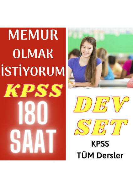 Enine Boyuna Eğitim Memur Olmak Istiyorum Seti (KPSS 180 Saat Özel Anlatım) fiyatları