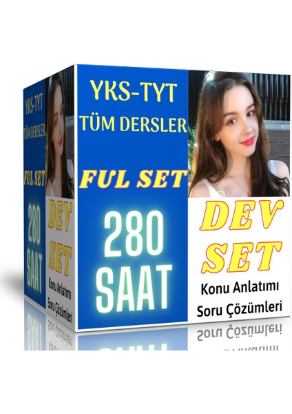 YKS-TYT Tüm Dersler Görüntülü USB Eğitim Seti