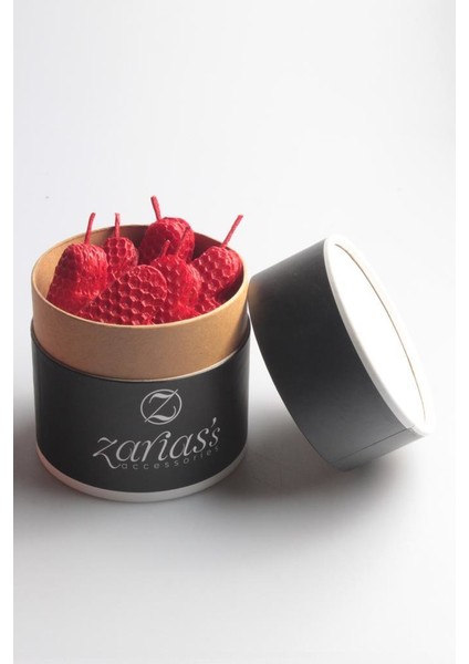 Balmumu Kutulu Kalp Tealight 6 Lı