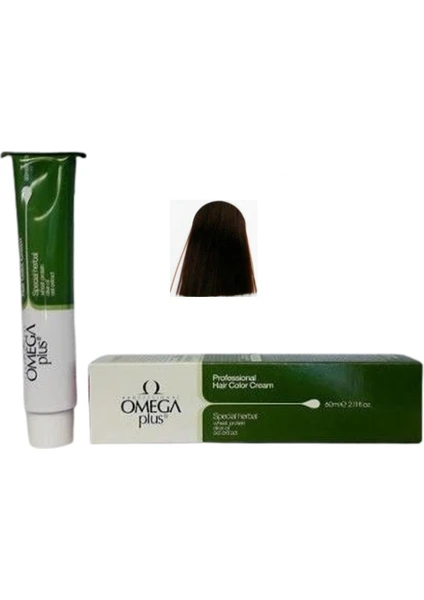 Omega Plus Color Professional Hair Color Cream 60 ml 7/44 Bakır Cazibe