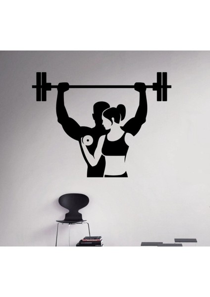 Fitness Kadın/erkek Sticker