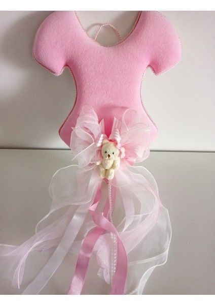 Kız Bebek Body Kapı Süsü, Doğum, Oda Süsleme,