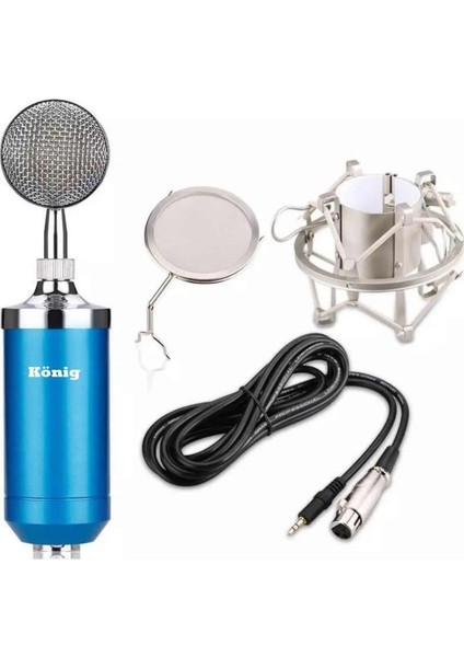 K-Cm 502 Çift Diyafram Condenser Kayıt Mikrofonu