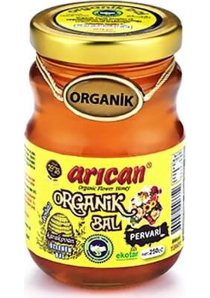 Arica Arıcan Siirt Pervari Organik Bal 250 gr