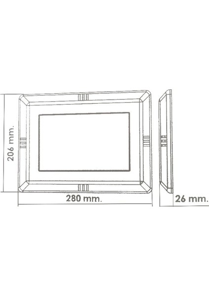 Flat Sıva Üstü Dikdörtgen LED Havuz Lambası Gün Işığı