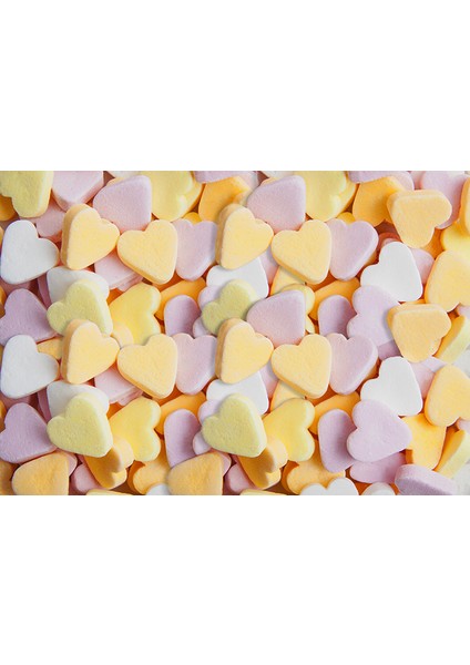 3D Boyutlu Renkli Kalpler Duvar Kağıdı fiyatları