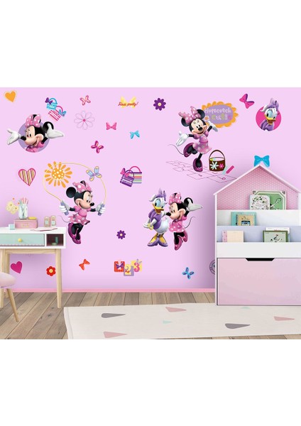 Minnie Mouse Çocuk Odası Duvar Kağıdı