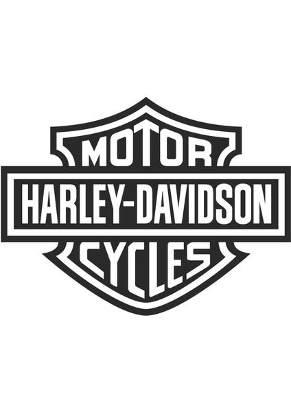 Sticker Atölyesi Harley Davidson Motorcu Sticker - 14017