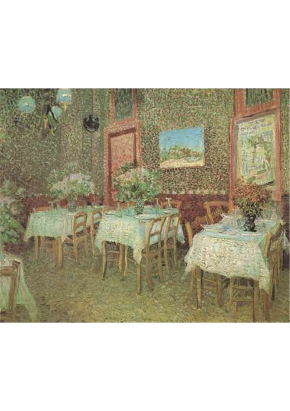 Arles Restoranı Kanvas Tablo