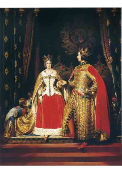 Kraliçe Victoria ve Prens Albert Edwin Landseer Kanvas Tablo