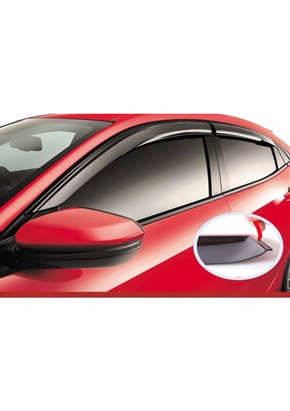 Skoda Fabia 2007 -2014 Araca Özel Mugen Cam Rüzgarlıgı 4'lü Set