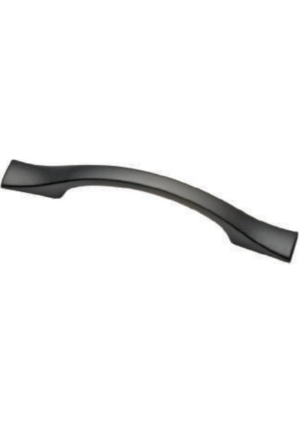 Gül Zirve Kulp Siyah 96 mm Mobilya Çekmece Kapak Siyah Kulp