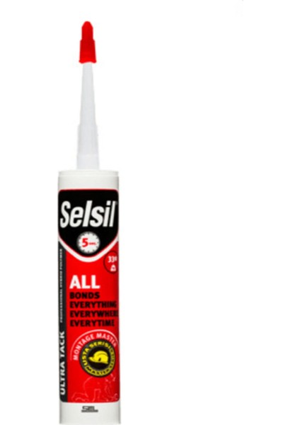Silikon Ultra Tack Beyaz 330 kg Taşıma Gücüne Sahip