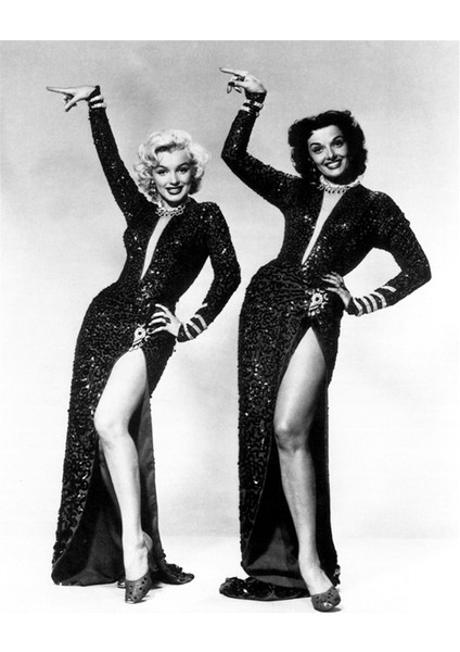 Siyah Beyaz Marilyn Monroe Kanvas Tablo