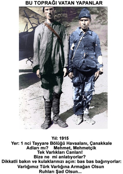 Çanakkale Askerleri Kanvas Tablo