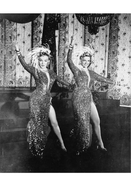 Siyah Beyaz Marilyn Monroe Kanvas Tablo