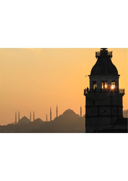 İstanbul Kız Kulesi Kanvas Tablo