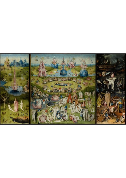 Dünyevi Zevkler Bahçesi H Bosch Kanvas Tablo