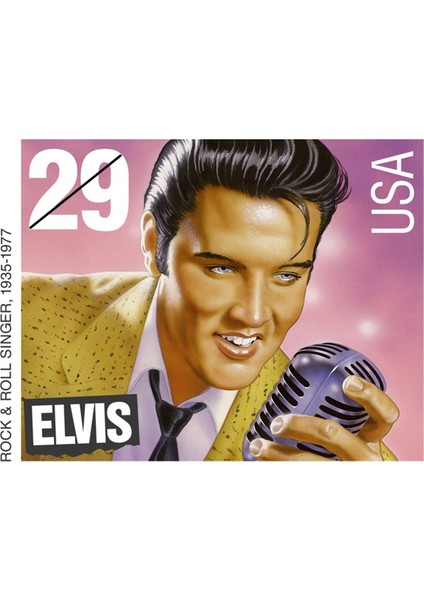 Elvis Presley Posteri Kanvas Tablo