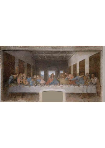 İsanın Son Akşam Yemeği Da Vinci Kanvas Tablo
