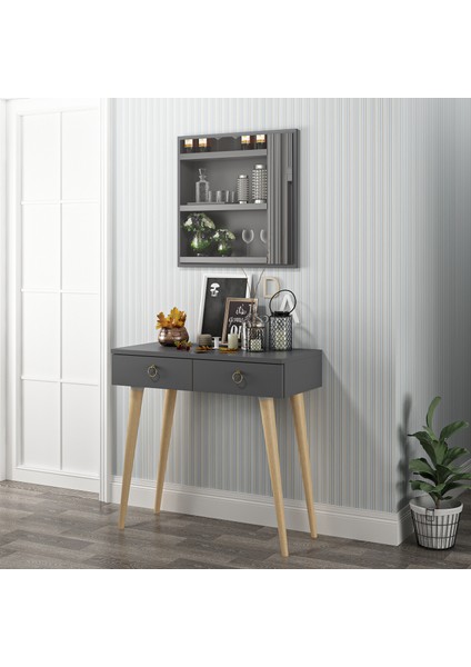 Arden Ahşap Ayaklı Aynalı Modern Dekoratif Dresuar fiyatları