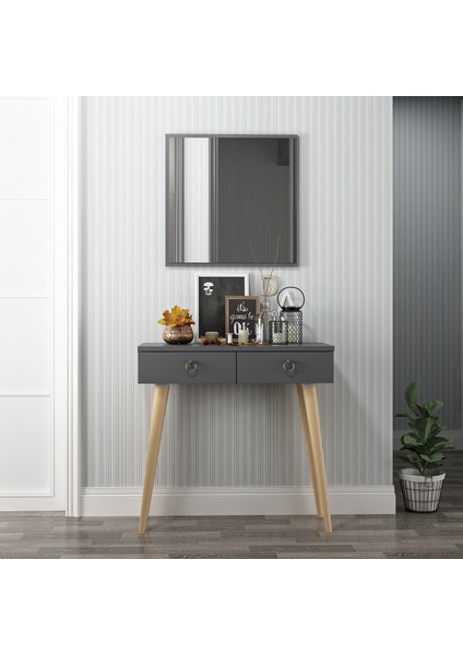 Arden Ahşap Ayaklı Aynalı Modern Dekoratif Dresuar modelleri