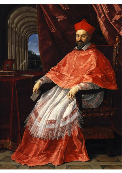 Kardinal Roberto Ubaldino Guido Reni Kanvas Tablo