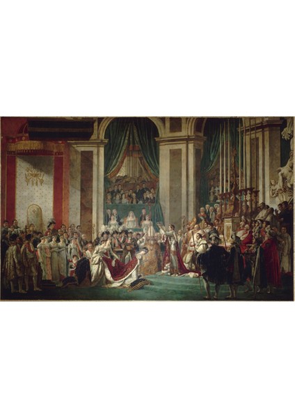 Le Sacre De Napoleon Kanvas Tablo