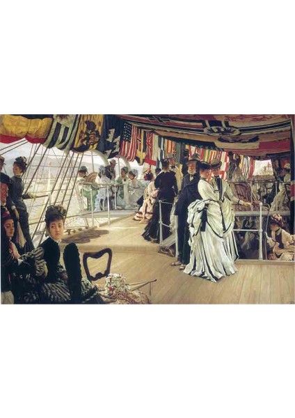 Ball On Shipboard Kanvas Tablo