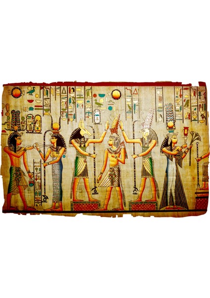 Papirüs Mısır Dönemi Kanvas Tablo
