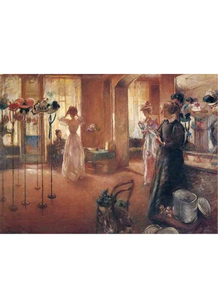 The Hat Shop Kanvas Tablo