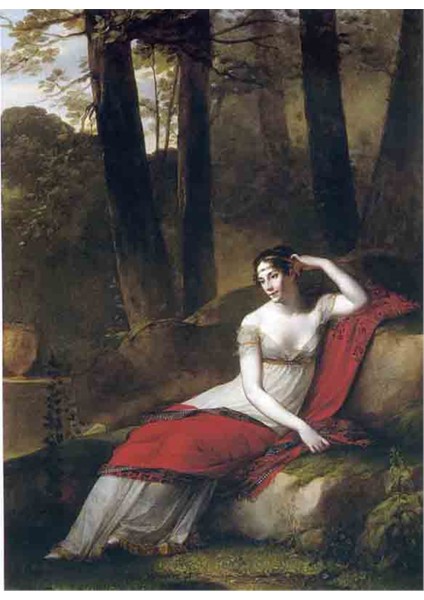 İmparatoriçe Josephine Dans Le Parc Kanvas Tablo