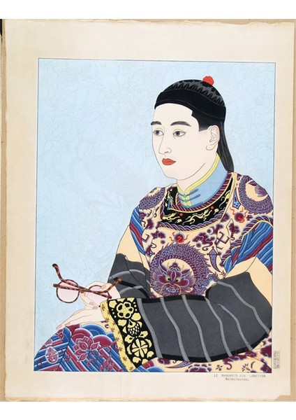 Japon Kadın Kanvas Tablo