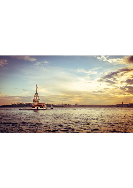 İstanbul Kız Kulesi Kanvas Tablo