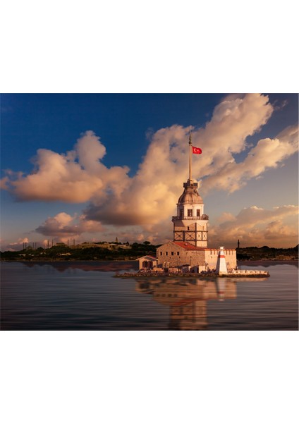 İstanbul Kız Kulesi Kanvas Tablo