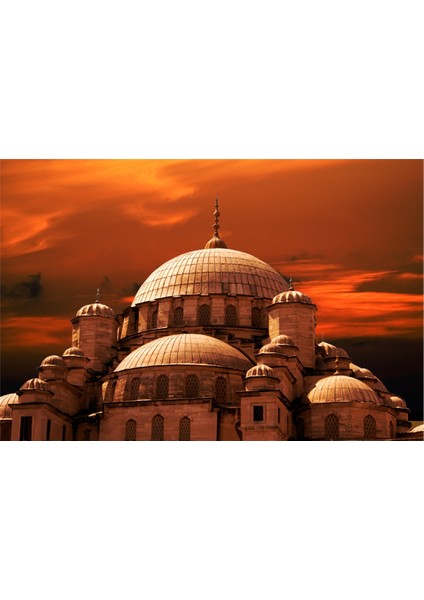 Gün Batımı İstanbul Kanvas Tablo