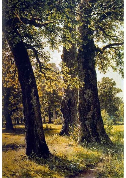 Ağaçlar Kanvas Tablo