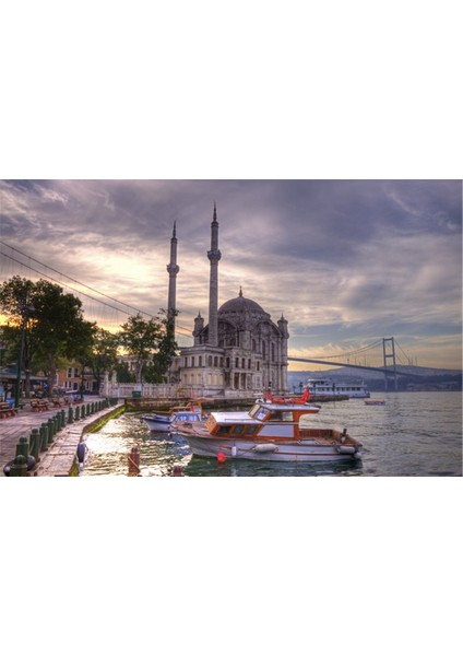 Ortaköy ve Boğaziçi Köprüsü Kanvas Tablo