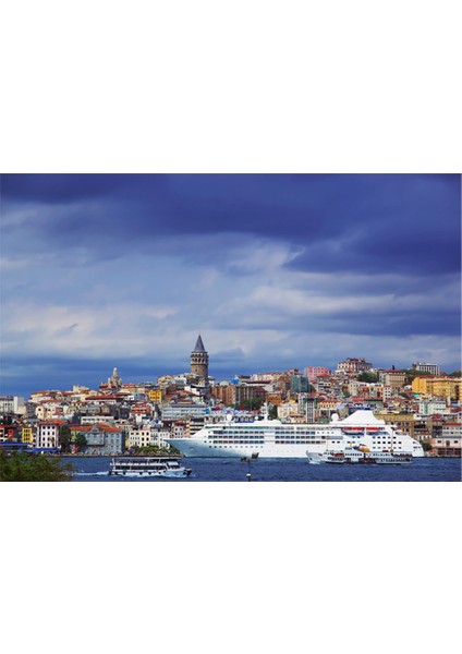 Galata Kulesi Kanvas Tablo