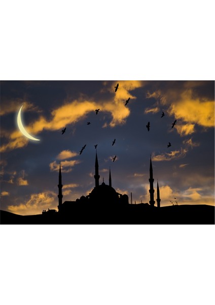 İstanbul Silueti Kanvas Tablo