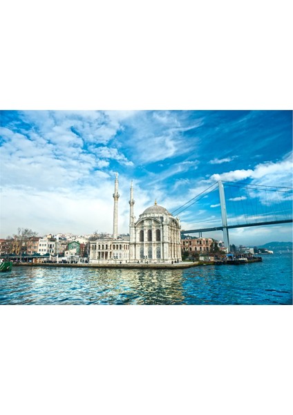 Ortaköy Camii ve Boğaziçi Köprüsü Kanvas Tablo