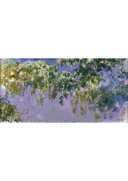 Monet Glycines Kanvas Tablo