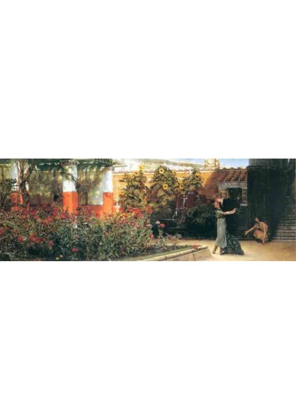 Romantik Karşılama Sir Lawrence Alma Tadema Kanvas Tablo