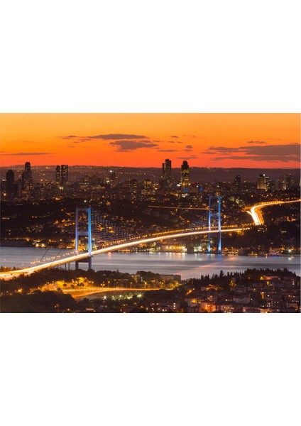 İstanbul Boğaz Köprüsü Kanvas Tablo