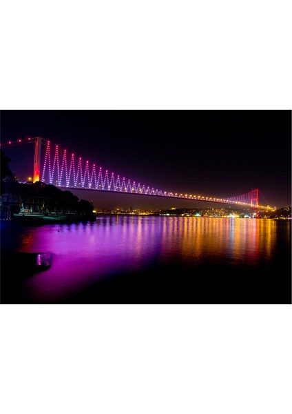 İstanbul Boğaz Köprüsü Kanvas Tablo