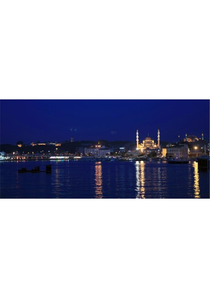 Haliç Gece Kanvas Tablo