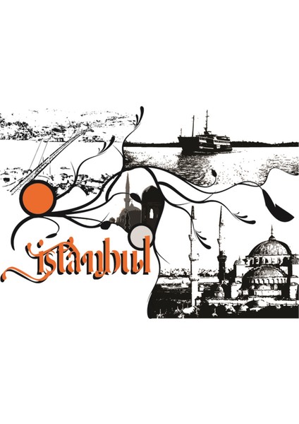 İstanbul Kanvas Tablo