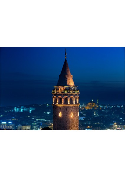 İstanbul Galata Kulesi Kanvas Tablo