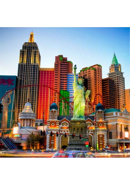 Las vegas Özgürlük Heykeli Kanvas Tablo