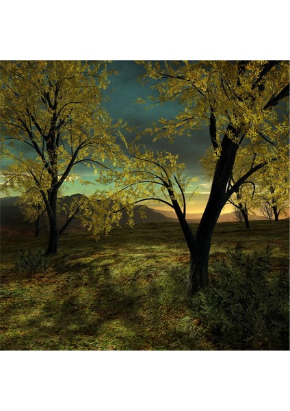 Yeşil Doğa Kanvas Tablo